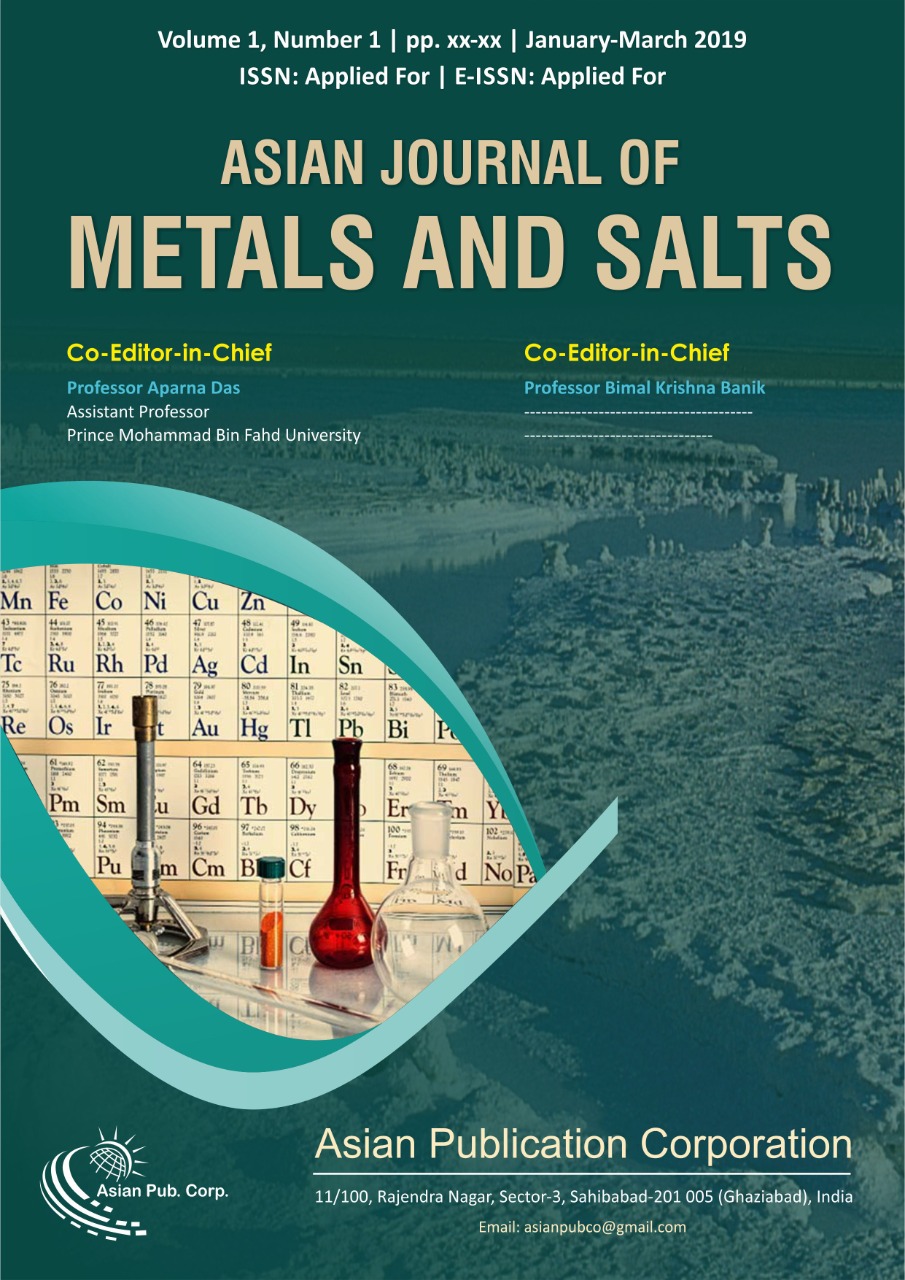 Asian Journal of Metal and Salts